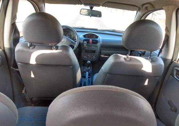 Opel Corsa cena 4900 przebieg: 191000, rok produkcji 2001 z Jarocin małe 92